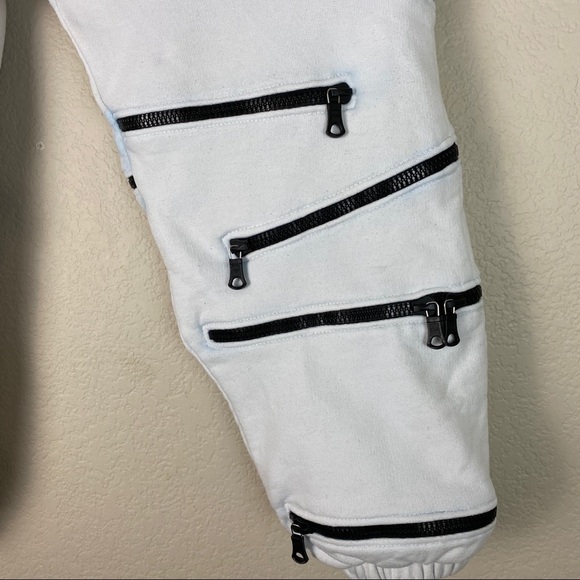 Nasir Hazhar Zippers Sweatpants Size Small Rare - Picture 2 of 16
